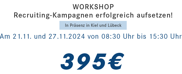 Workshop: Recruitingkampagnen erfolgreich aufsetzen